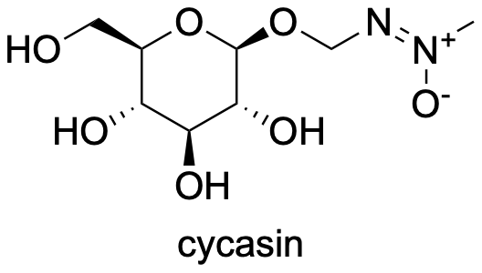 Cycasin chemical structure.