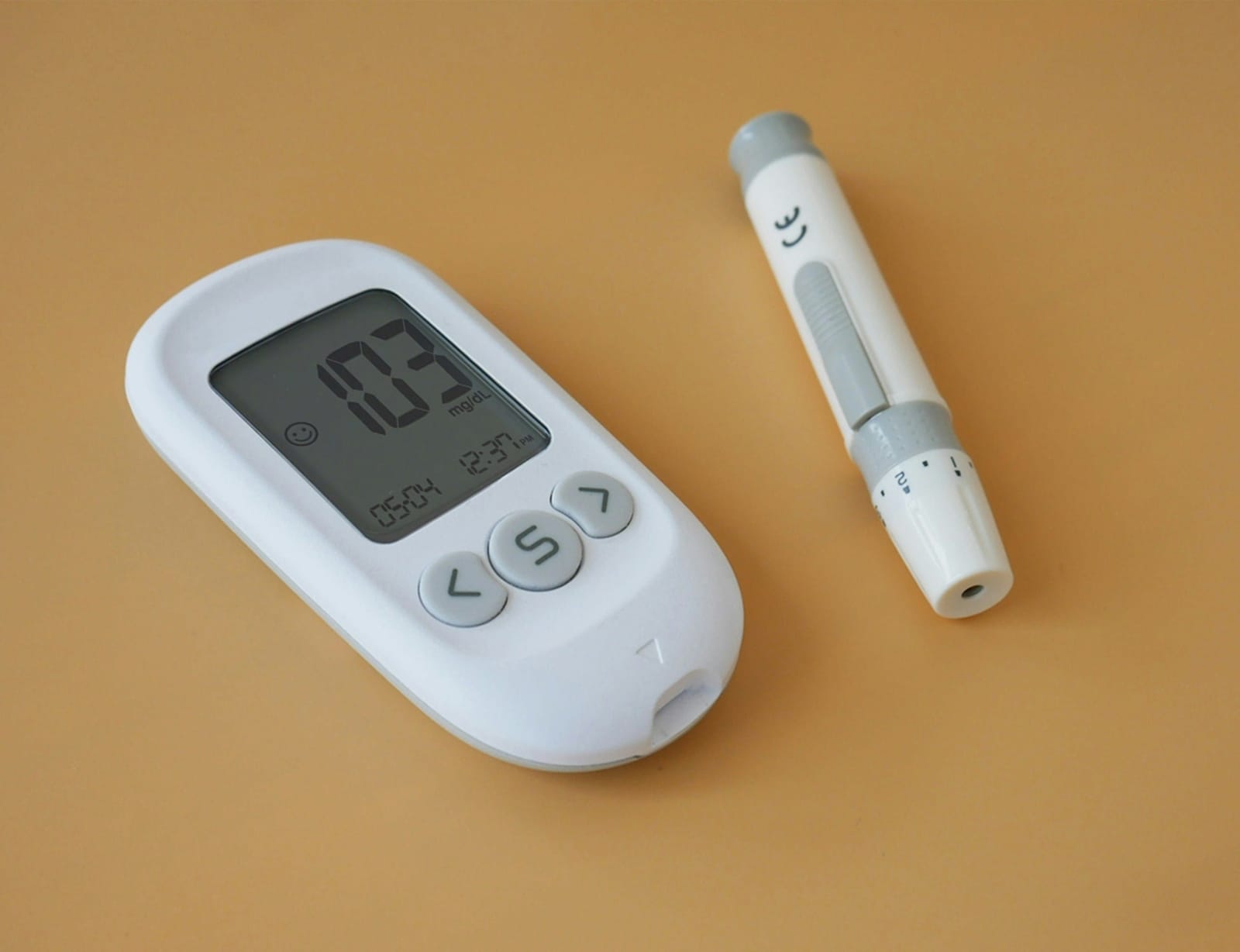 A blood glucose monitor.