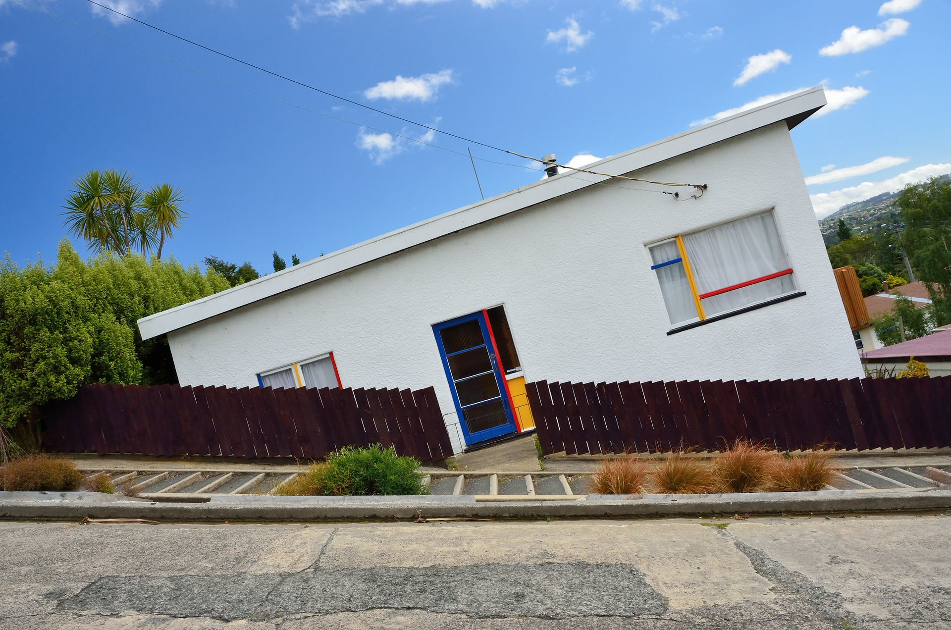 A house on the steepest street in the world.