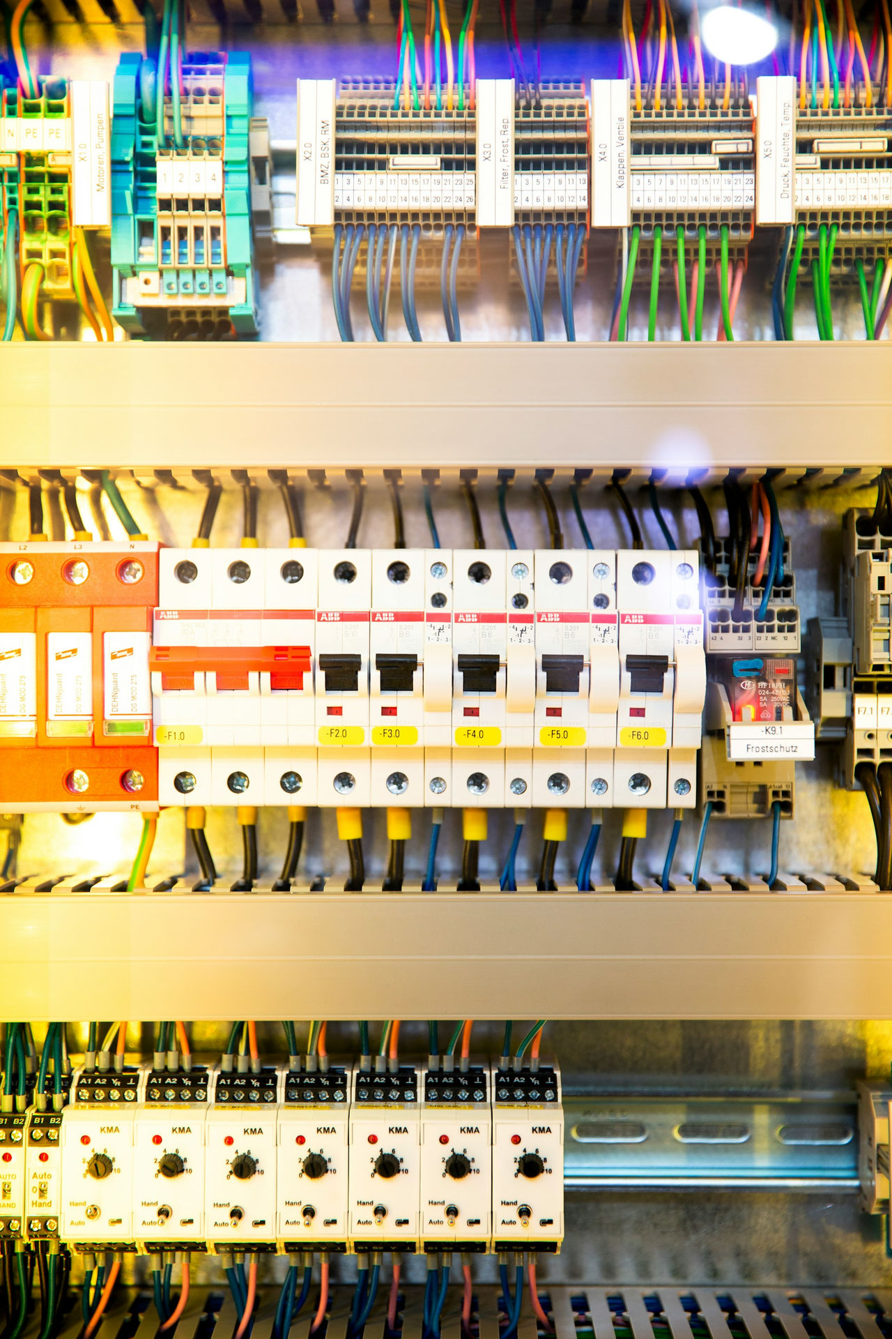 An electric switch box.