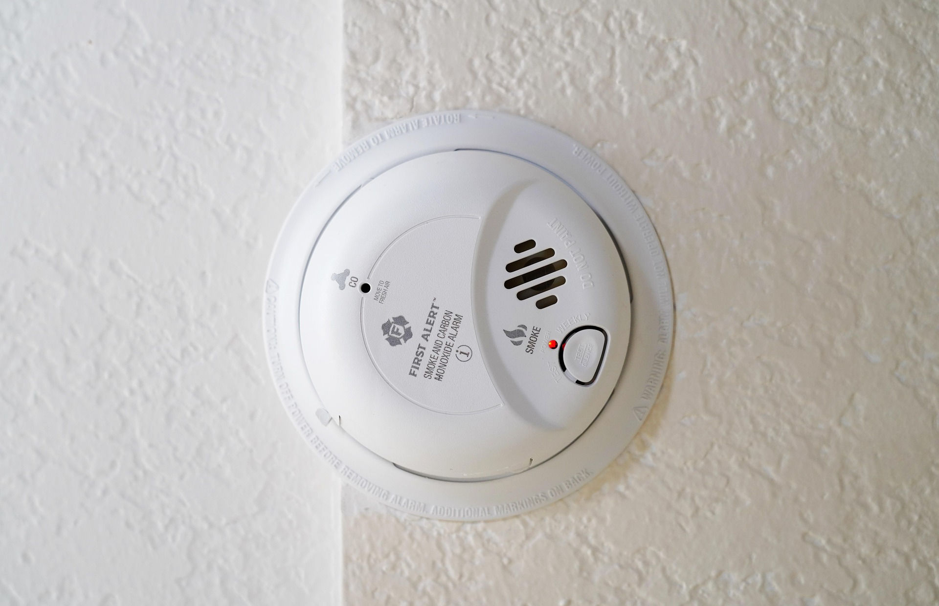 Fire smoke alarm.