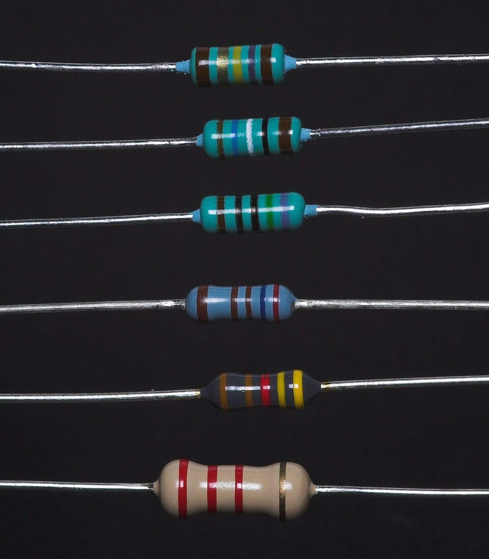 Different resistors.