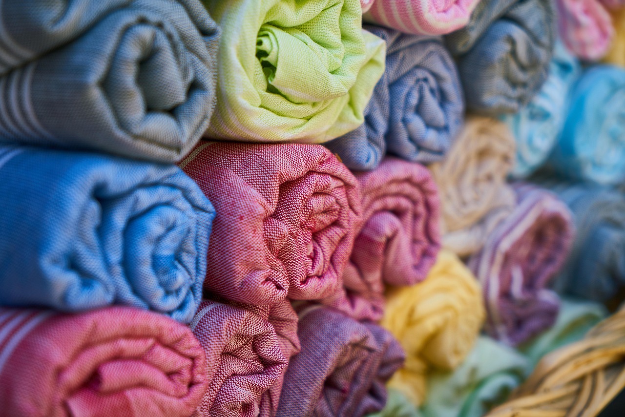 A stack of tea towels.